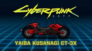 PIXEL CAR RACER - CYBERPUNK 2077 BIKE | PCR UNDERGROUND MOD