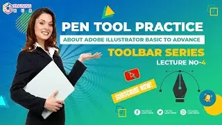 Adobe Illustrator Training - Class 4 - Pen Tool Urdu / Hind #Rozgar_Digital