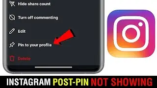 Instagram Post Pin Option Not Showing Problem Solve || Instagram Post Pin Not Showing