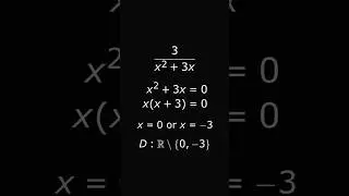Domain of Rational Expressions in 60 Seconds! 