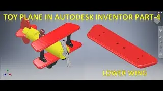 Toy Plane Assembly in Autodesk Inventor Part 4 || Inventor Tutorial for beginners || Inventor 3d cad