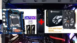 Тест в играх сборки  из видеокарты 1660 super и QD4 2670v3 от HUANANZHI