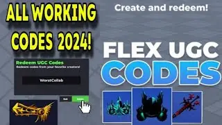 *New* ALL WORKING CODES For Flex UGC Codes September 2024 - Roblox Flex UGC Codes 2024