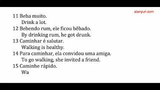 Quatro maneiras de se começar um frase com um verbo em inglês - Aula de inglês