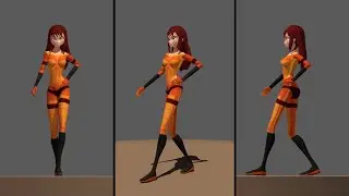 3D Animation - Female Walk cycle