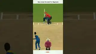 Real cricket 24 wicket For Beginners 👌👌 #shorts #youtubeshorts #viral