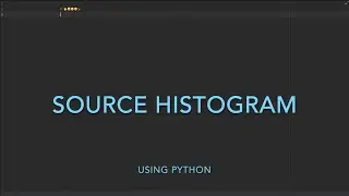 Build a Histogram of the Source Code Characters using Python