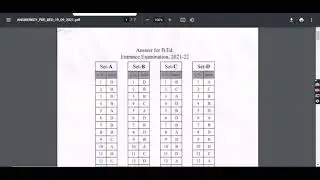 PSSOU Pre B.Ed 2021 Answer key (Released) - How to Check PSSOU Pre B.Ed 2021 Answer key Online Mode