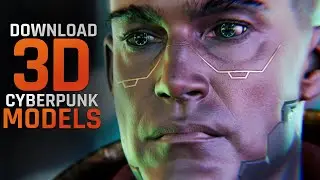 3D Cyberpunk Character Pack!!