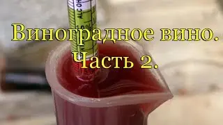 Виноградное вино. Измерение сахаристости и потенциального алкоголя. Часть 2.