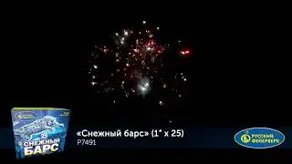 Салют P7491 Снежный барс 1”х 25