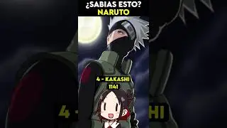 ¿SABIAS ESTO? CURIOSIDAD NARUTO 🔥 