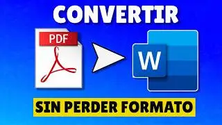 Convertir archivo de PDF a WORD Editable