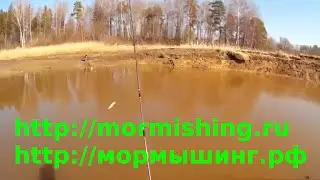 Мормышинг на реке. Ловля спиннингом на мормышку 2.