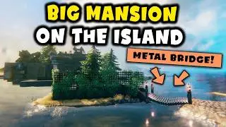 Metal Bridge! - Big Mansion on the Island | Valheim