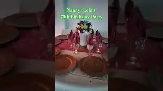 Lola's Belen 75th Birthday Party #shorts