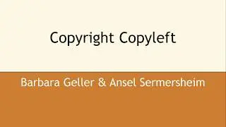 Copyright Copyleft