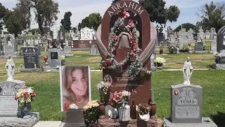 Faces in death--Hill Cross Cemetery--San Diego,California
