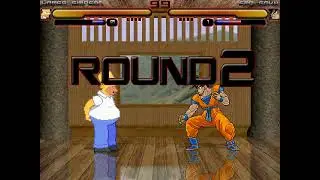KS MUGEN - Homer Simpson vs Son Goku