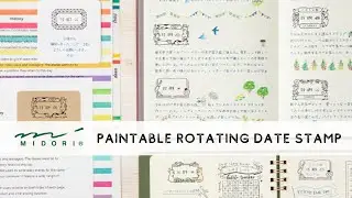 Midori Paintable Rotating Date Stamp
