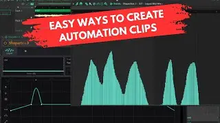 How to create automation clips in FL Studio