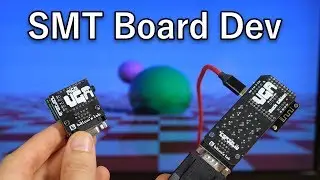 Developing SMT VGA Shields for the ESP32 [TinyPICO, ESP32Lib, Raytracing]