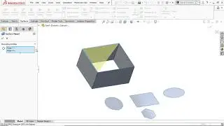 Solidworks Surface Tutorial 8: Planar surface