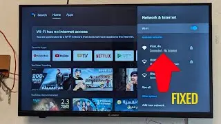 Android TV Connected -No Internet | YouTube not working : How to fix no internet problem