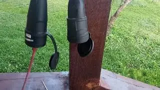 для косилки не вырываемая розетка, но обязательно нужно УЗО