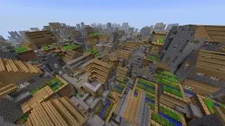 Как создать большой город в minecraft за 10 сек