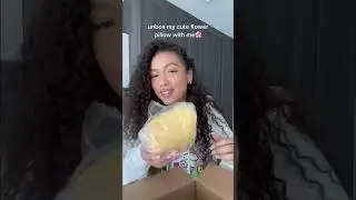 Cute pillow unboxing