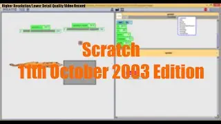 Scratch 2003 | The real 0.1 version l Scratch11Oct03 Version