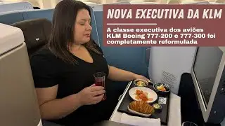 O luxo da nova classe executiva da KLM revelado