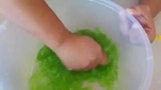 Como hacer slime con brillo