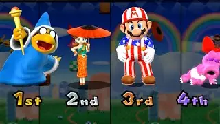 Mario Party 9 Minigames Kamek vs Birdo vs Mario vs Daisy