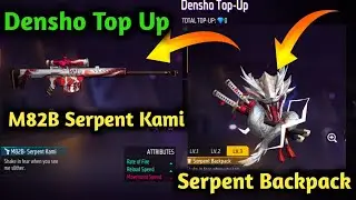 New M82B Gun Skin | New Serpent Backpack Skin Event | How To Claim M82B Evo Gun In Free Fire
