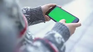 Mobile green screen footage  no copyright Videos library — for Youtube content creators