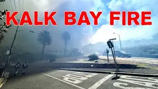 Fire in Kalk Bay, Cape Town, South Africa - full version
