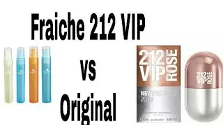 Fraiche 212 VIP Rosé vs Original