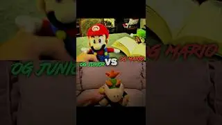 SML MARIO VS JUNIOR EDIT! 🤨🙄😳☝️ #smljeffy #jeffy #memes #funny #vsedit #edit #sml