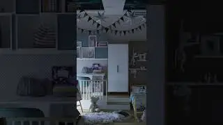 Çocuk odası dekorasyonunuz için harika bir fikir 🧸😍