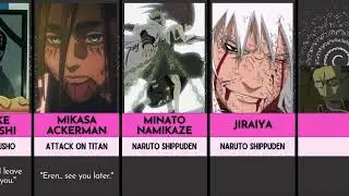 The Most Epic Final Words of Anime Characters