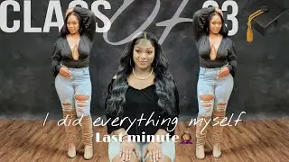 GRWM: Senior Pictures || shopping, natural beat, old wig install