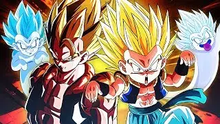 ULTIMATE FUSION TAG TEAM! LR Gogeta x Gotenks & Ghost | DBZ Dokkan Battle