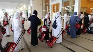 HAJI 2023 - SUASANA PELEPASAN JEMAAH HAJI KT-83 DARI MHCC SEPANG
