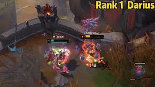 Rank 1 Darius: How to SOLO KILL Master Sett at LEVEL 1 !