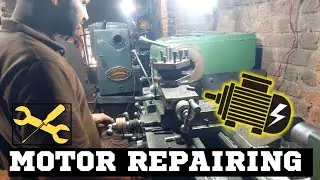 Hard working expert Repairing Motor hub Using Lathe Machine