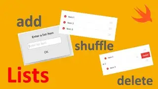 Learn how to add, edit and delete items in SwiftUI Lists