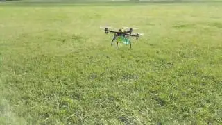 Dropping a Plastic Water Bottle from Brian's DIY 450mm Quadcopter