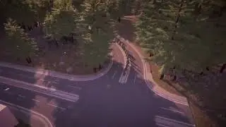 2k terrain environment with roads for open word project - Unity3D